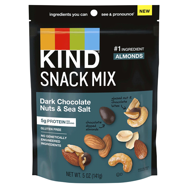 slide 1 of 1, KIND Snack Mix Dark Chocolate Nuts & Sea Salt, 1 ct