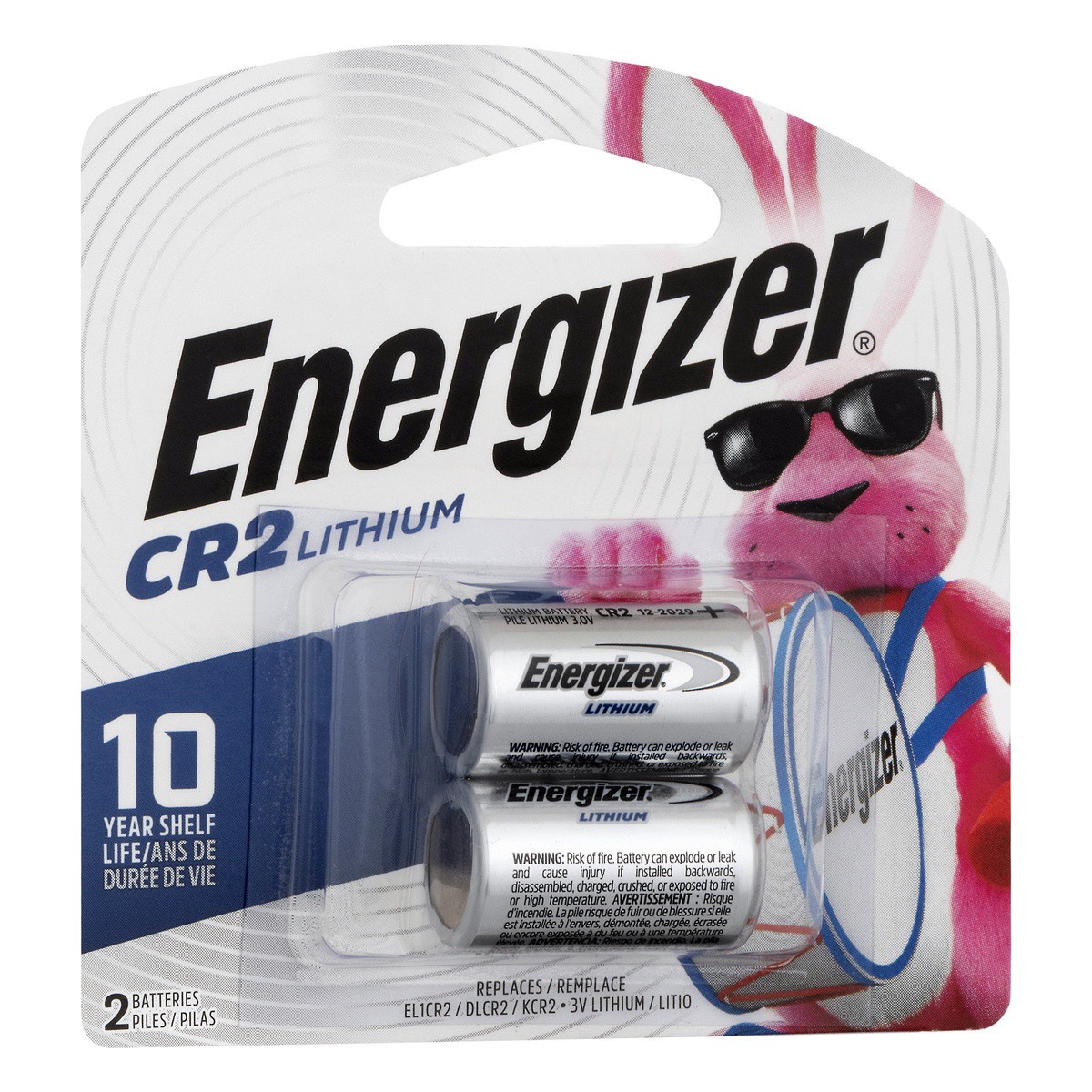 slide 2 of 9, Energizer CR2 Lithium 2 Pack, 2 ct