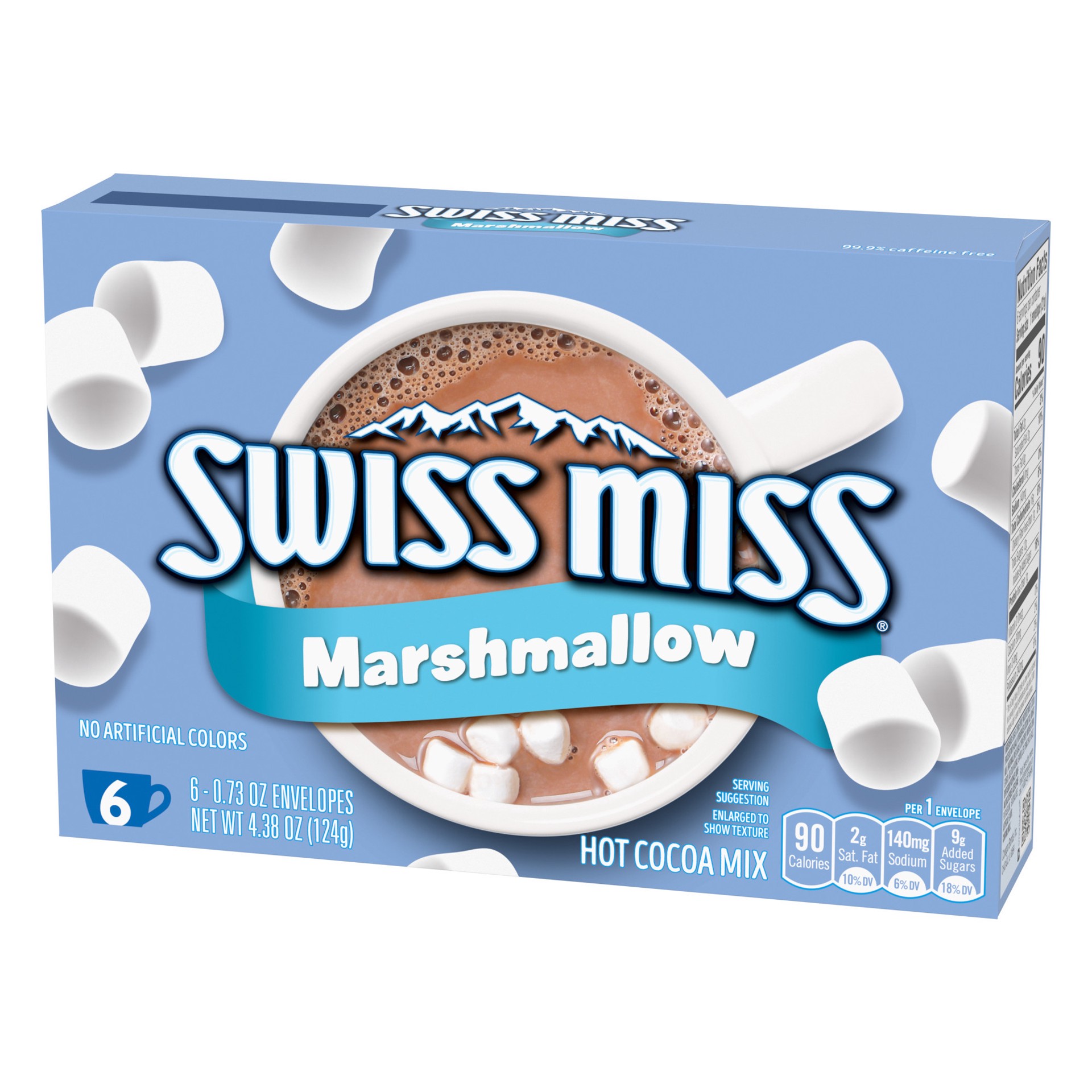 slide 3 of 5, Swiss Miss Marshmallow Hot Cocoa Mix - 6 ct, 6 ct