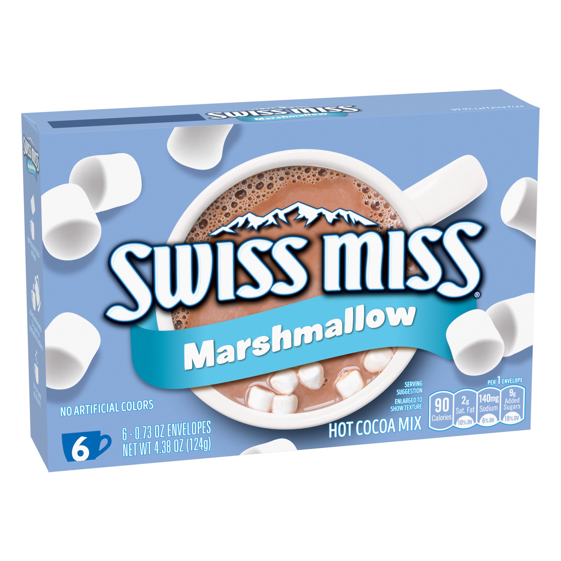 slide 4 of 5, Swiss Miss Marshmallow Hot Cocoa Mix - 6 ct, 6 ct