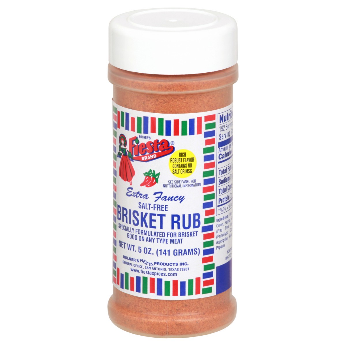 slide 9 of 12, Fiesta Salt-Free Extra Fancy Brisket Rub 5 oz, 5 oz