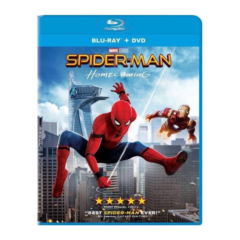 slide 1 of 1, Spider-Man Homecoming (Blu-ray + DVD + Digital), 1 ct