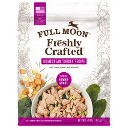 FULL MOON Freshly Crafted Homestead Turkey Recipe Dog Food, 64 oz.