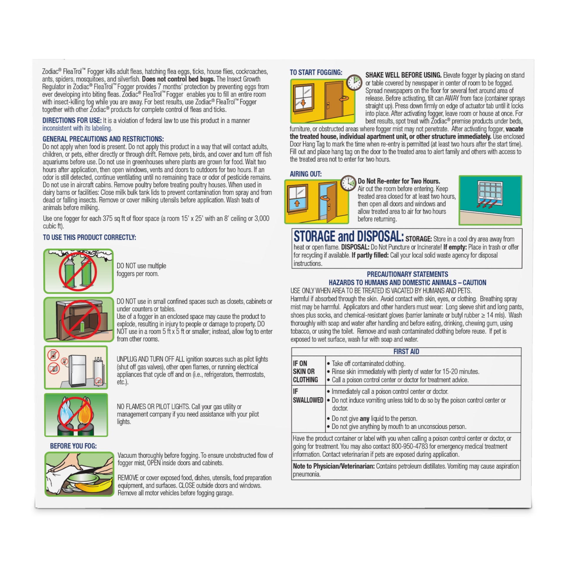 slide 4 of 6, Zodiac Fogger 3 ounce cans, 3 Pack, 1 ct