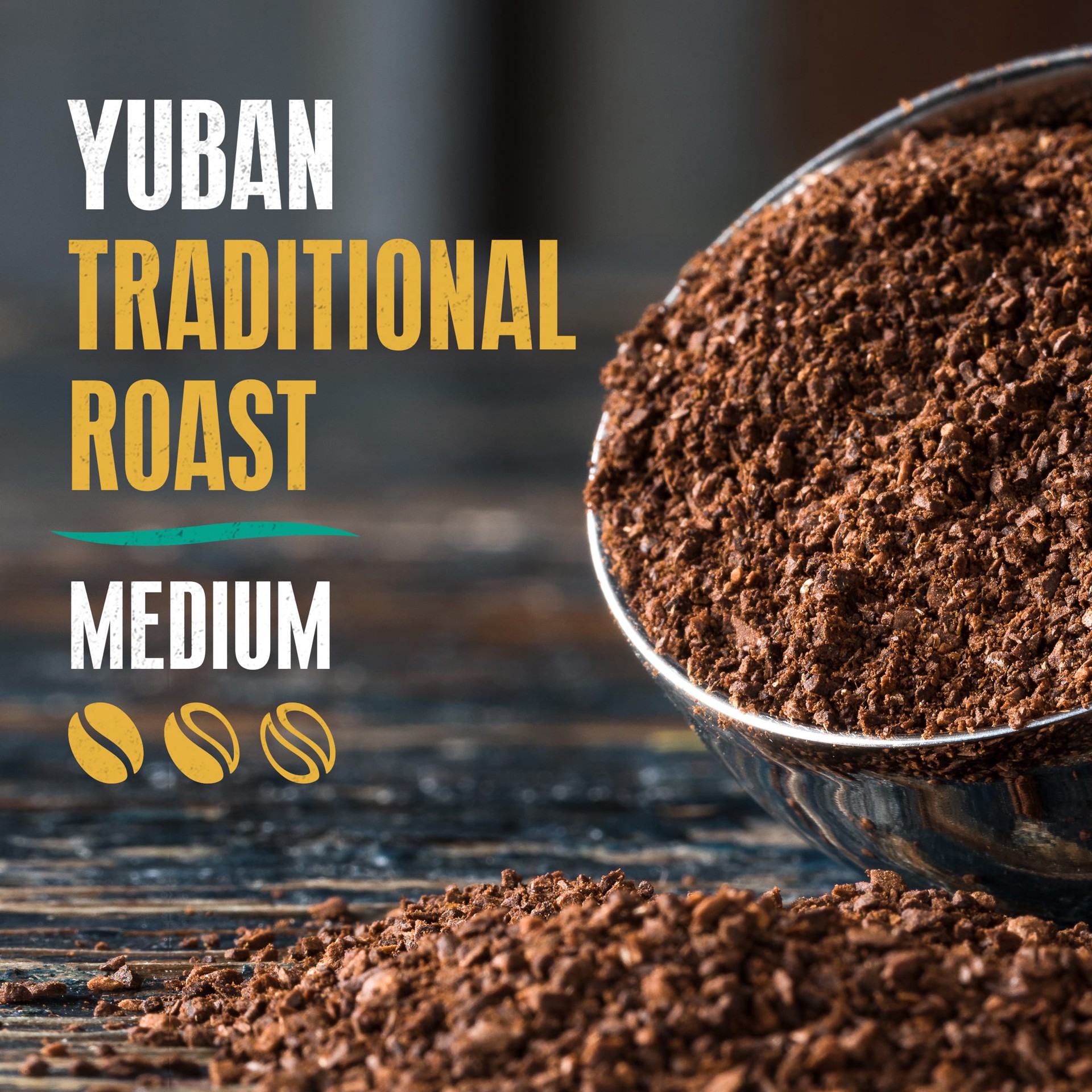 slide 4 of 10, Yuban Traditional Medium Roast Ground Coffee, The Big Can, 33.4 oz Canister, 33.40 oz