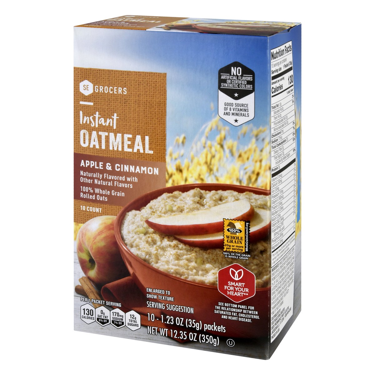 slide 6 of 14, SE Grocers Apple Cinnamon - 12.3 oz, 12.3 oz