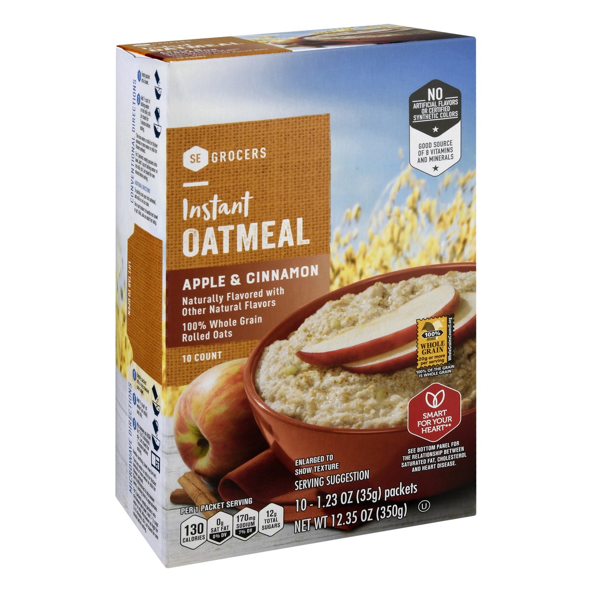 slide 14 of 14, SE Grocers Apple Cinnamon - 12.3 oz, 12.3 oz