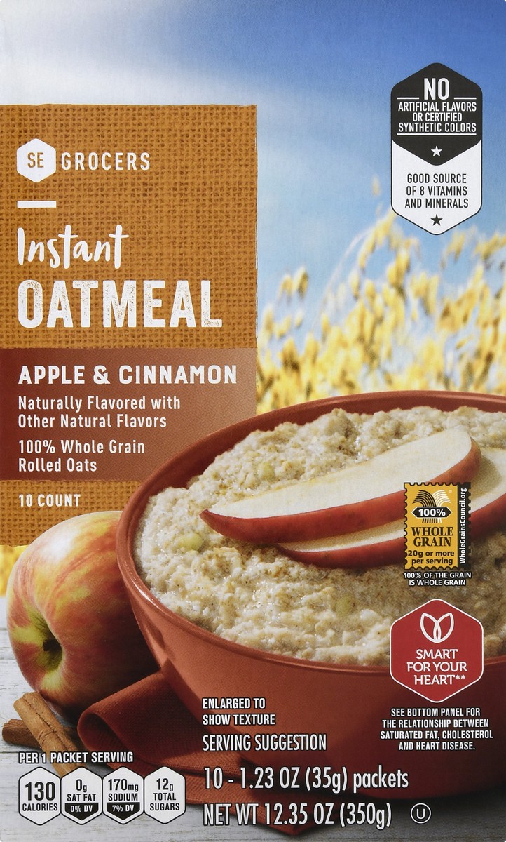 slide 2 of 14, SE Grocers Apple Cinnamon - 12.3 oz, 12.3 oz