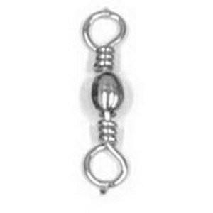 slide 1 of 1, Eagle Claw Black Barrel Swivel 3/0, 1 ct