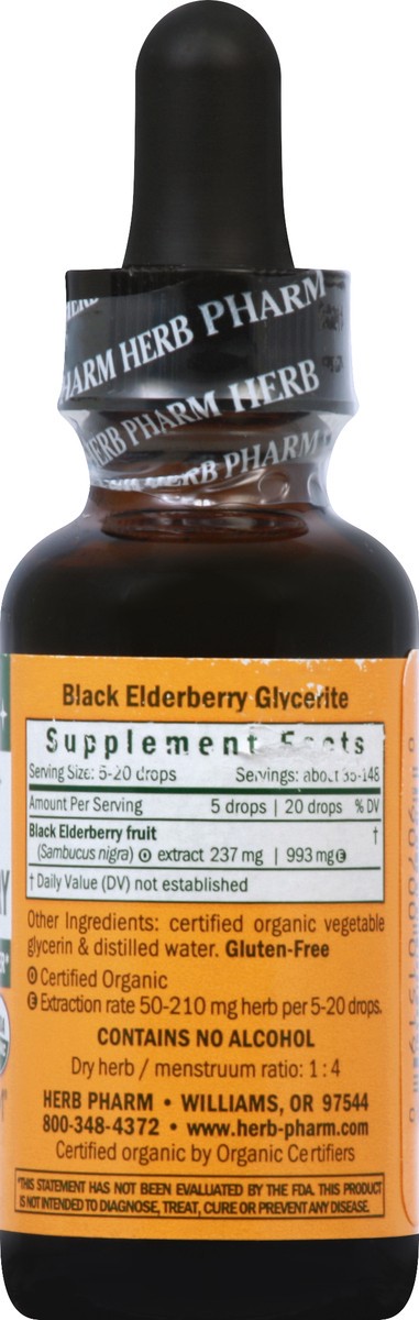 slide 8 of 10, Herb Pharm Black Elderberry 1 oz, 1 oz