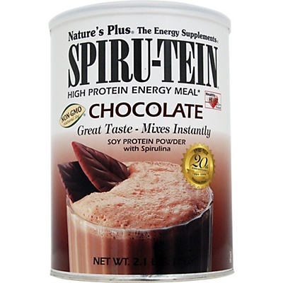 slide 1 of 1, Nature's Plus Spiru-tein Chocolate High Protein Energy Meal, 2.1 lb