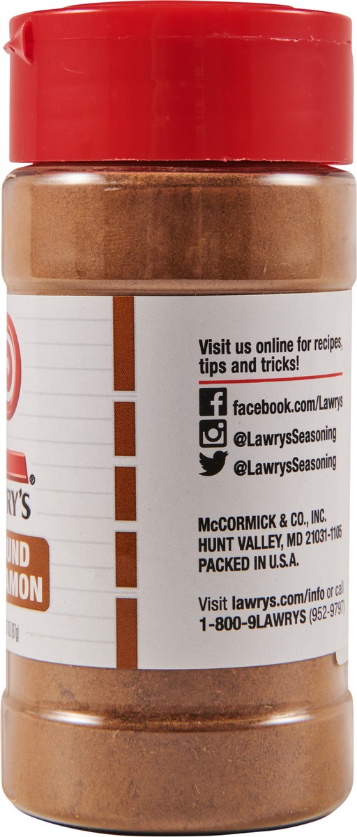 slide 8 of 9, Lawry's Ground Cinnamon, 2.37 oz, 2.37 oz