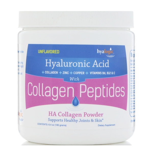 slide 1 of 1, Hyalogic HA Collagen Powder, 6.4 oz