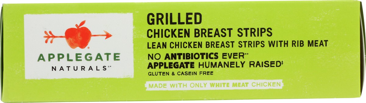 slide 7 of 7, Applegate Chicken Breast Strips, 8 oz