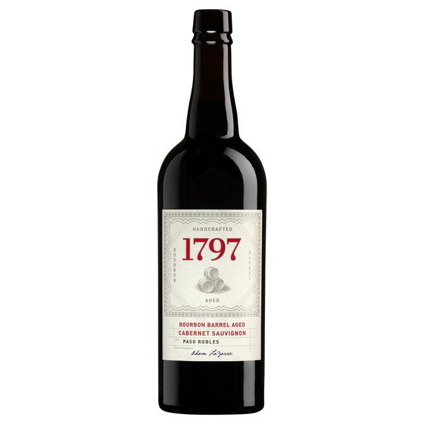 slide 1 of 1, 1797 Bourbon 1797, Cabernet Sauvignon, Bourbon Barrel Aged, Paso Robles, 750 ml