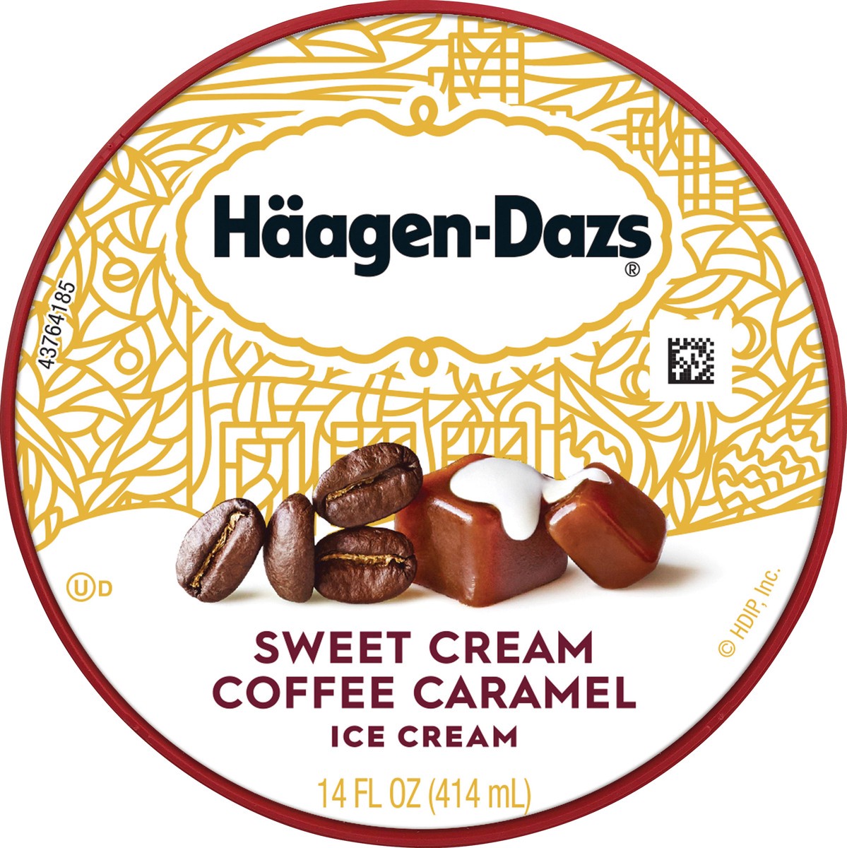 slide 2 of 6, Häagen-Dazs Destination Series Sweet Cream Coffee Caramel Ice Cream, 14 oz