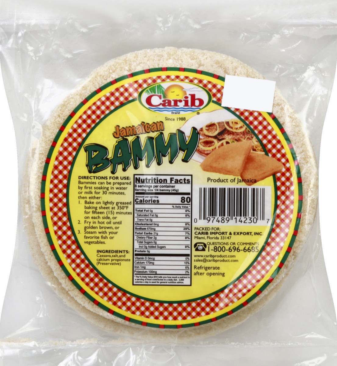 slide 2 of 6, Carib Cassava Cakes 12.8 oz, 12.8 oz
