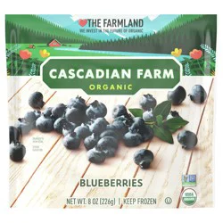 Cascadian Farm Organic Blueberries, Frozen Fruit, 8 oz.