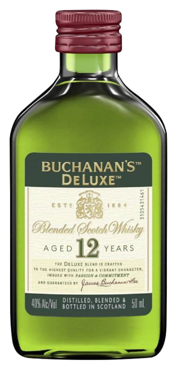 slide 1 of 3, Buchanan's Blended Scotch Whisky, 50 ml