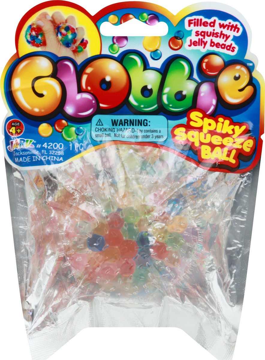 slide 5 of 6, Ja-Ru Globbie Spiky Squeeze Ball, 1 ct