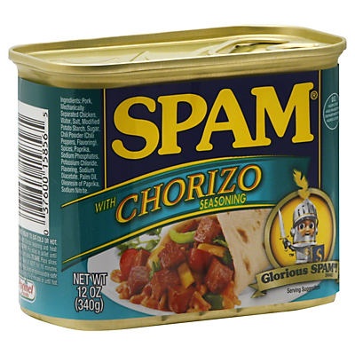 slide 1 of 6, SPAM With Chorizo Seasoning, 12 oz