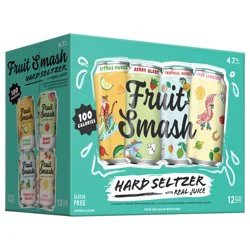 New Belgium Fruit Smash Hard Seltzer Variety Pack - 12 Pack 12 fl oz Cans