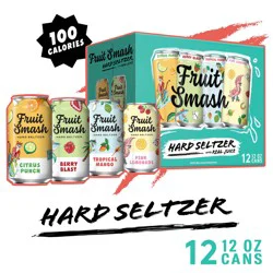 New Belgium Fruit Smash Hard Seltzer Variety Pack - 12 Pack 12 fl oz Cans