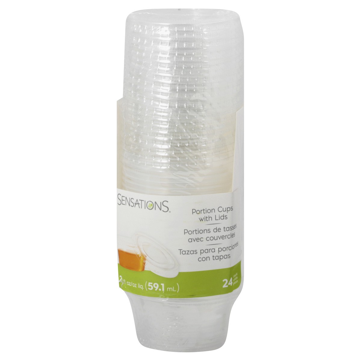 slide 4 of 10, Sensations 2 Fluid Ounce Portion Cups 24 ea, 24 ct