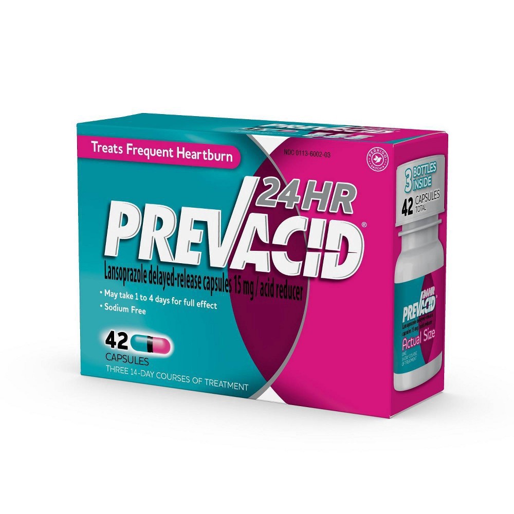 slide 11 of 17, Prevacid Capsules 15 mg 24 HR Acid Reducer 42 ea, 42 ct