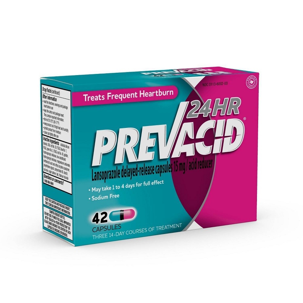slide 4 of 9, Prevacid 24 Hr Acid Reducer Capsules, 42 ct