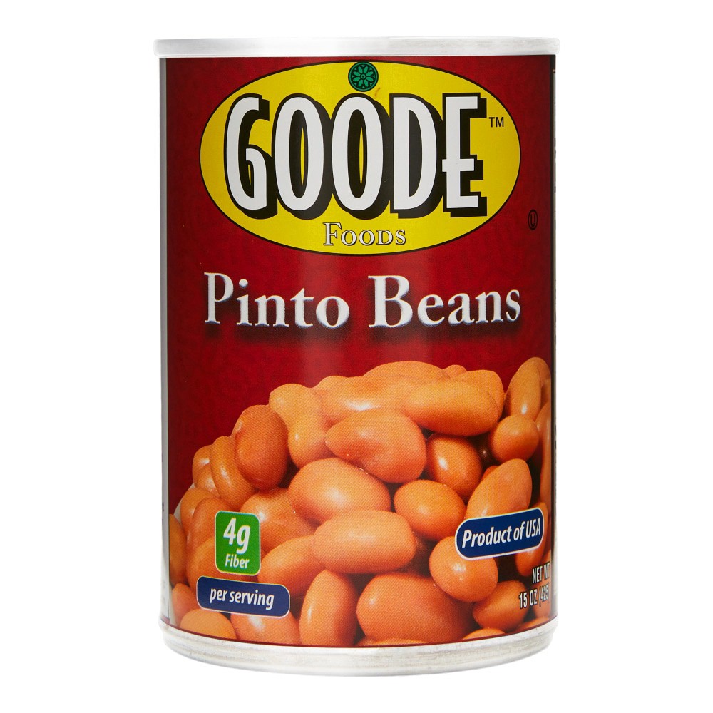 slide 1 of 8, Goode Foods Pinto Beans 15 oz, 15 oz