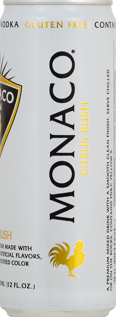 slide 3 of 8, Monaco Cocktail Citrus Rush, 12 fl oz