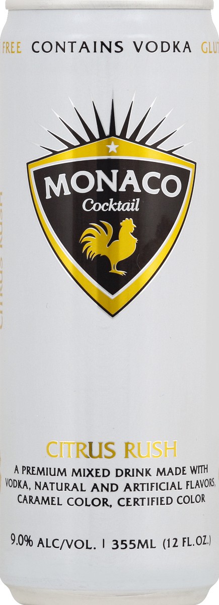 slide 1 of 8, Monaco Cocktail Citrus Rush, 12 fl oz