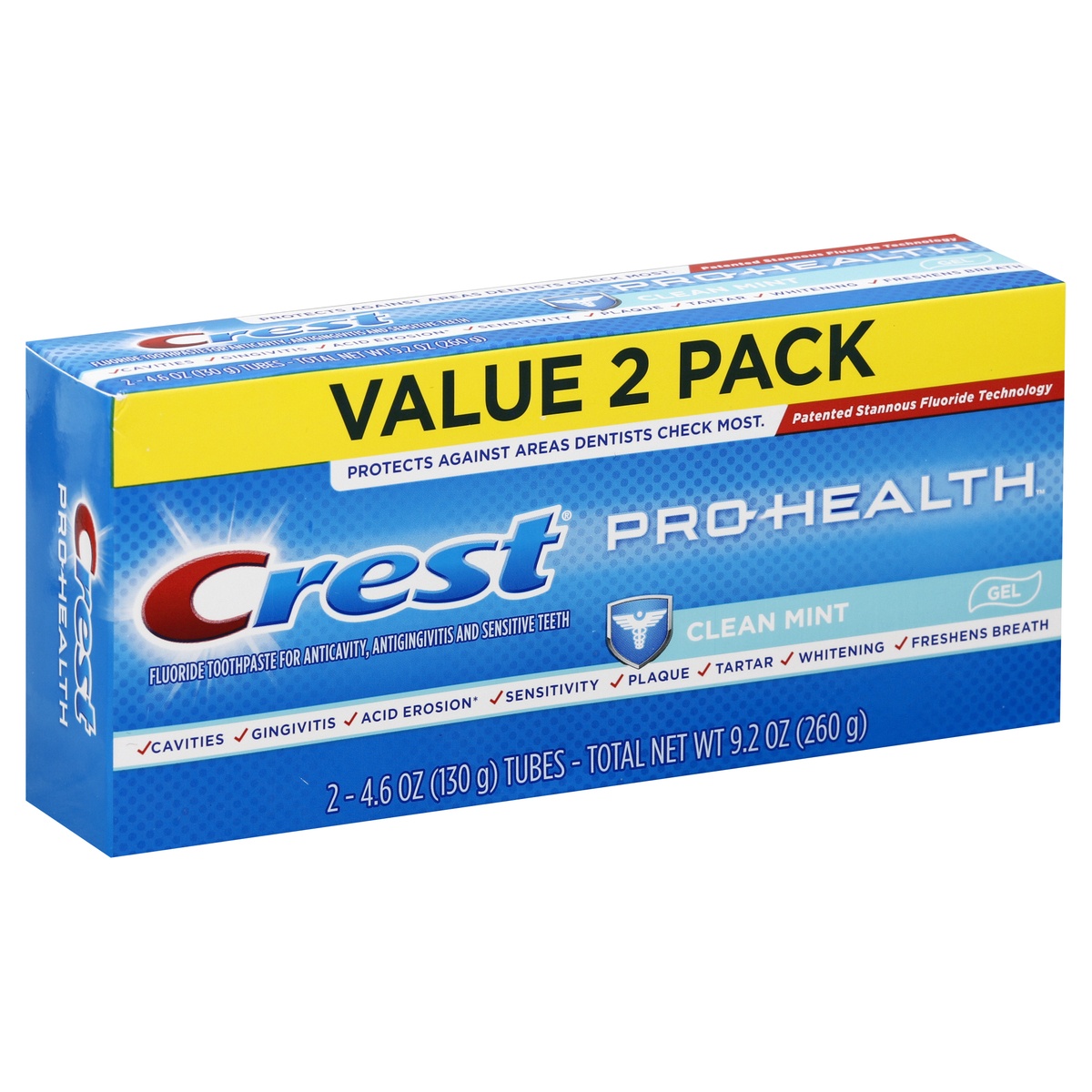 slide 1 of 1, Crest Fluoride Toothpaste 2 ea, 2 ct