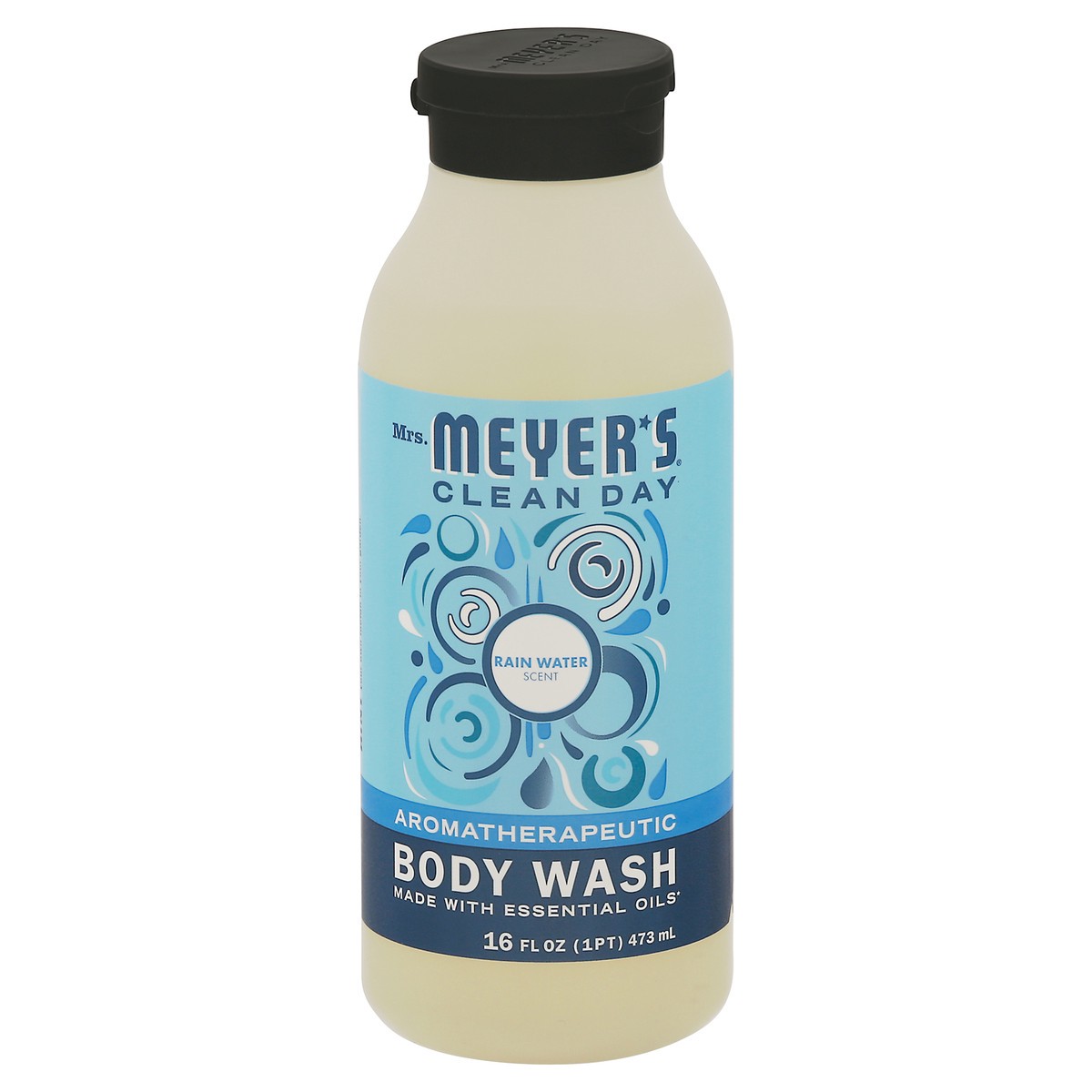 slide 1 of 1, Mrs. Meyer's Clean Day Body Wash, Rain Water, 16 fl oz