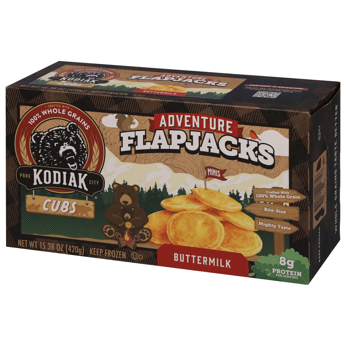 slide 4 of 9, Kodiak Cakes Adventure Minis Cubs Buttermilk Flapjacks 15.38 oz, 15.38 oz