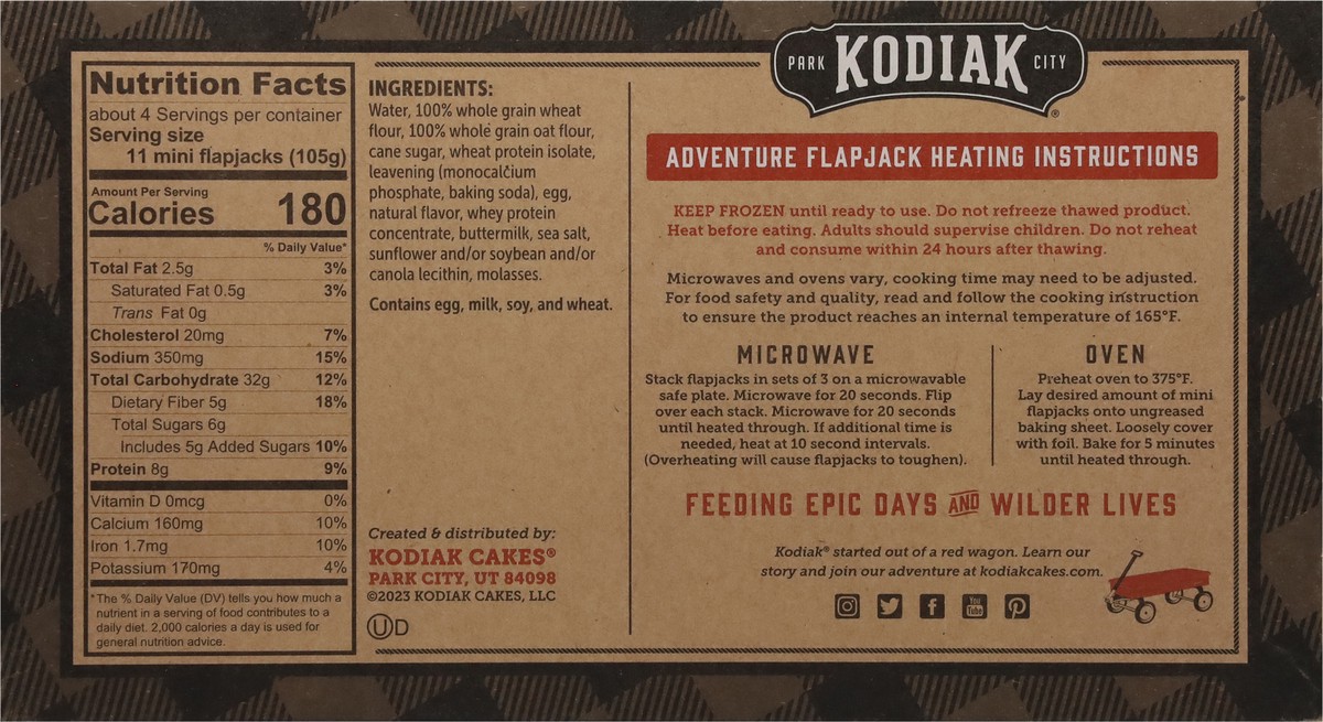 slide 7 of 9, Kodiak Cakes Adventure Minis Cubs Buttermilk Flapjacks 15.38 oz, 15.38 oz
