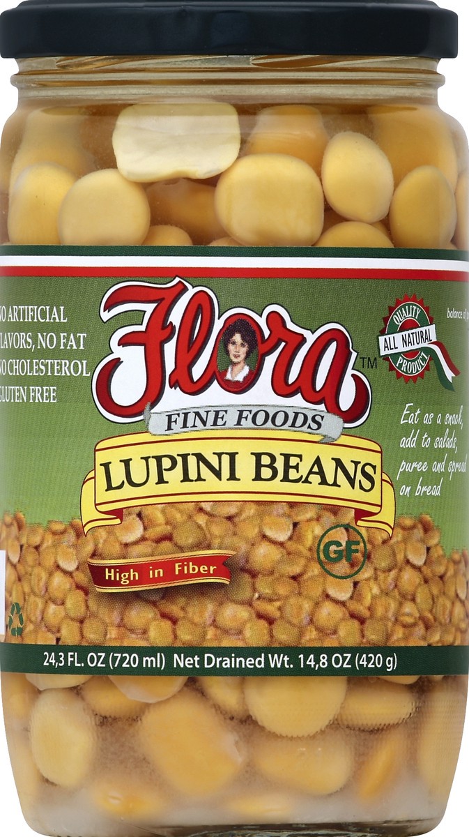 slide 2 of 2, Flora Fine Foods Lupini Beans, 24.3 oz