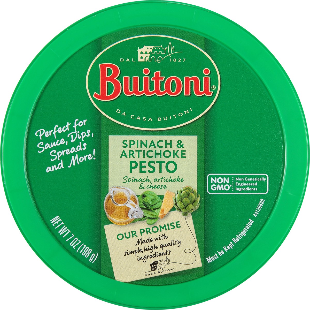 slide 9 of 9, Buitoni Pesto Spinach & Artichoke, 7 oz