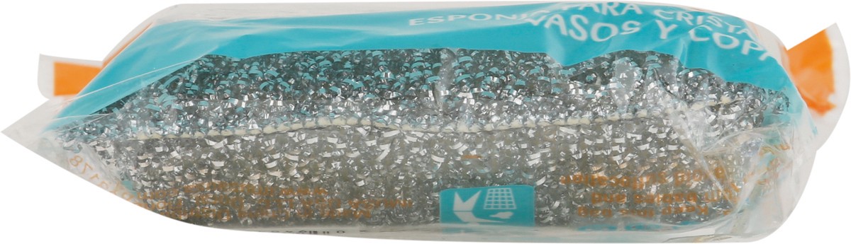 slide 2 of 9, IMUSA Glassware Fiber Crystal Sponge 1 ea, 1 ct