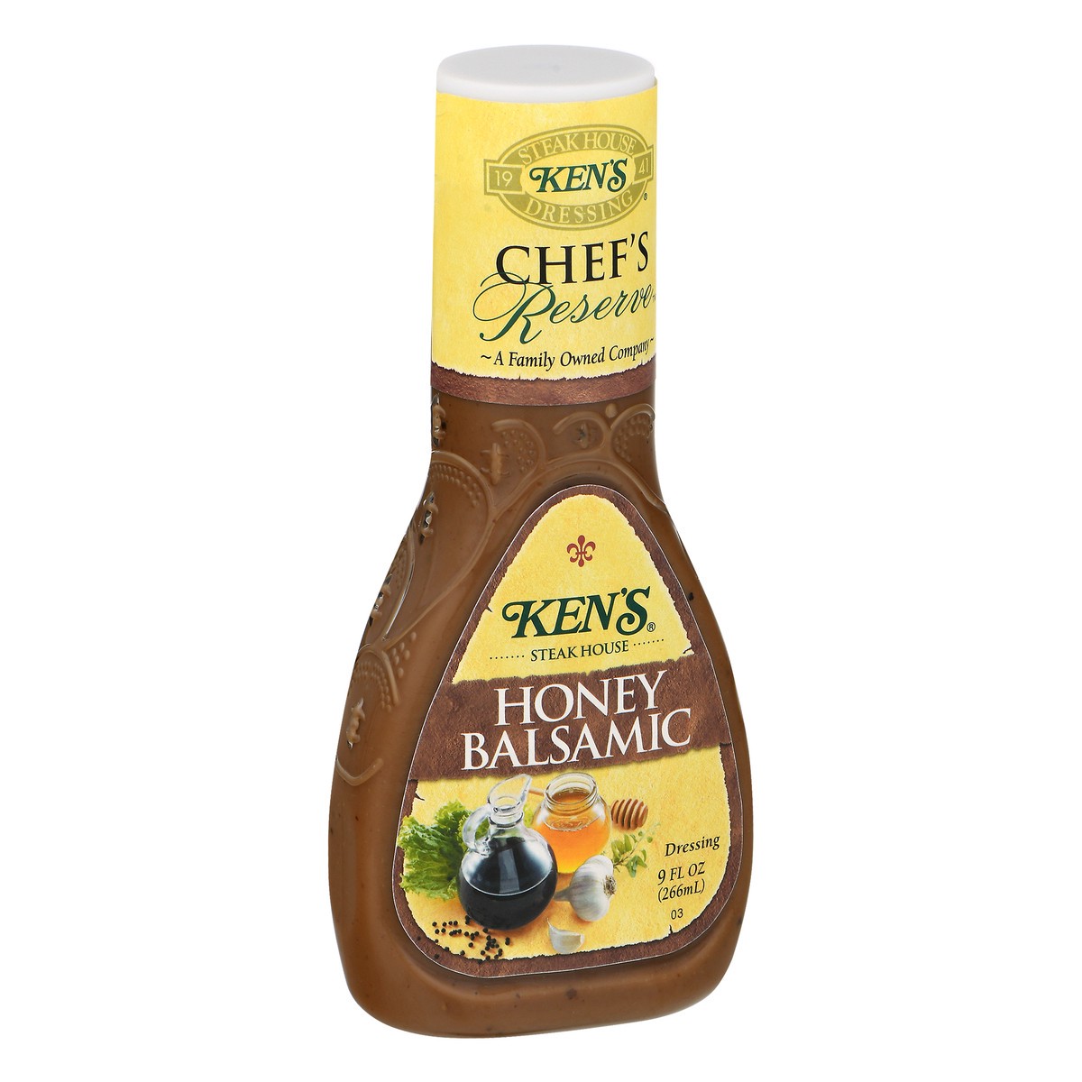 slide 9 of 11, Ken's Steak House Chef's Reserve Honey Balsamic Dressing 9 fl oz, 9 fl oz