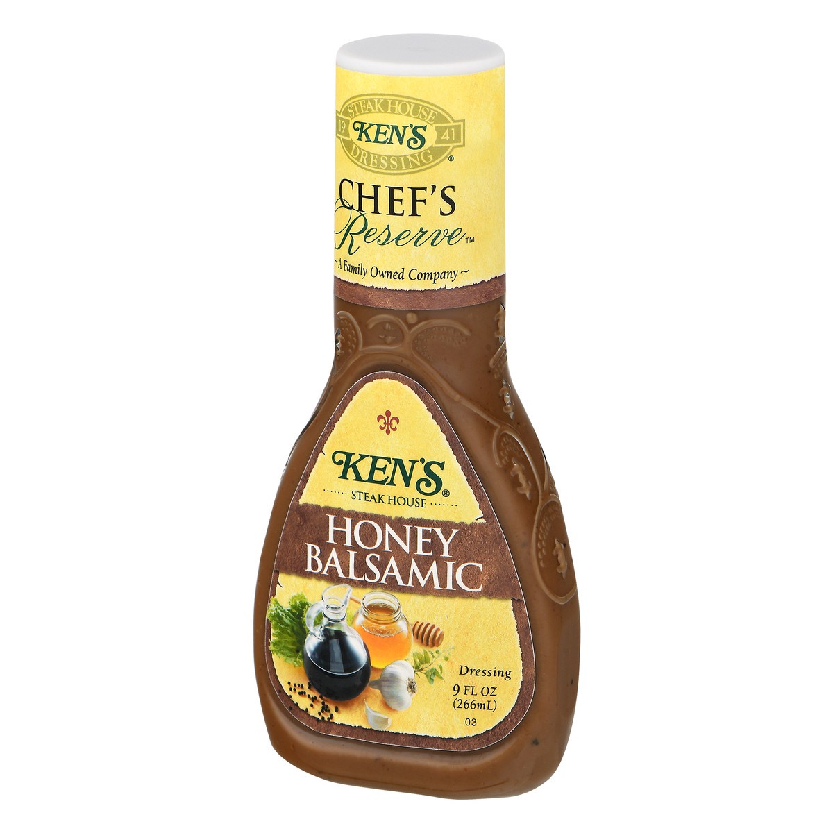 slide 6 of 11, Ken's Steak House Chef's Reserve Honey Balsamic Dressing 9 fl oz, 9 fl oz