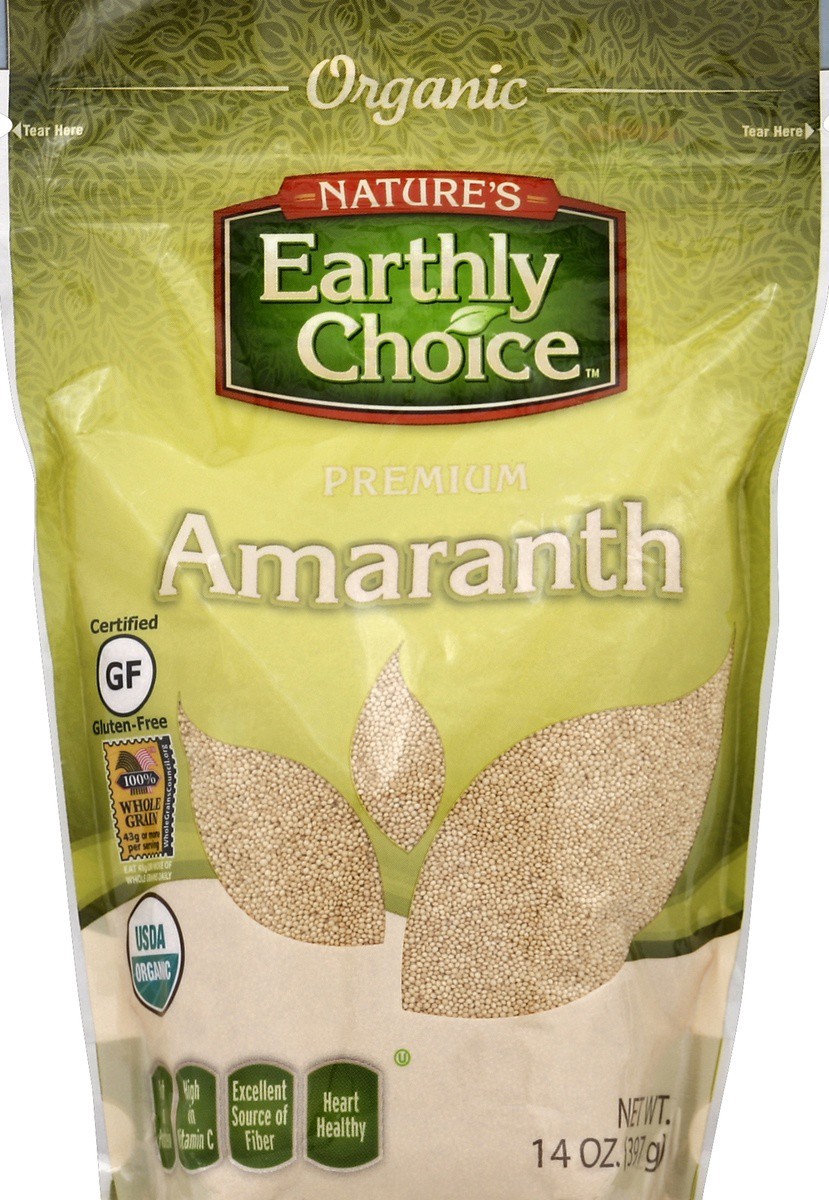 slide 2 of 2, Nature's Earthly Choice Organic Amaranth, 14 oz