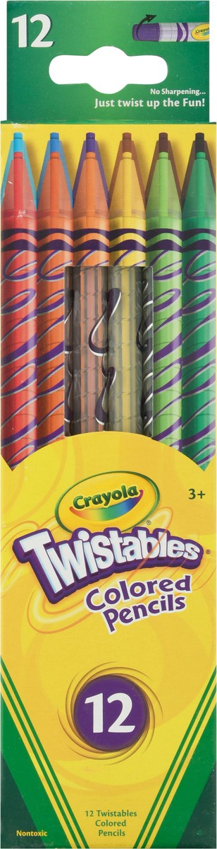 slide 1 of 11, Crayola Colored Twistable Pencils, 12 ct