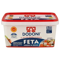 DODONI Greek Feta Cheese in Brine 1.38 lb