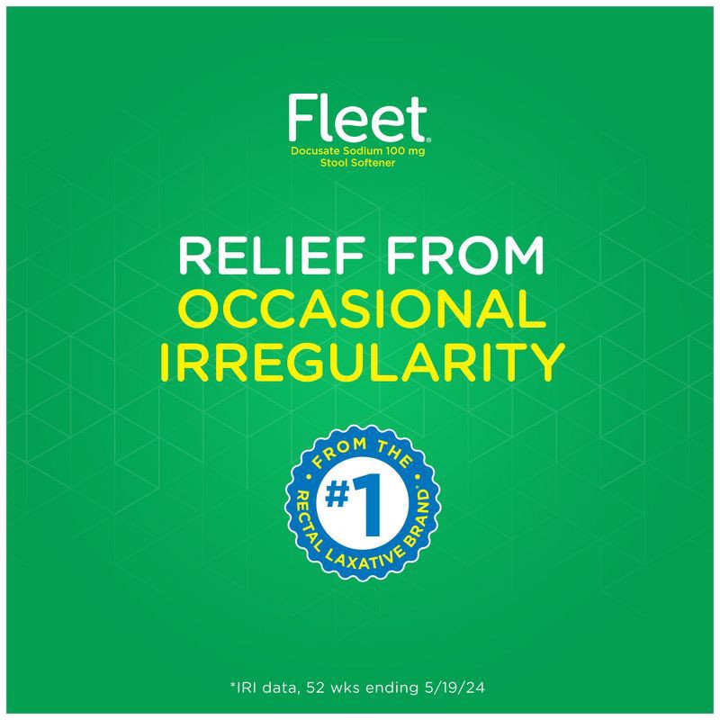 slide 7 of 7, Fleet Stool Softener Oral Laxative 25 Softgels, 25 ct