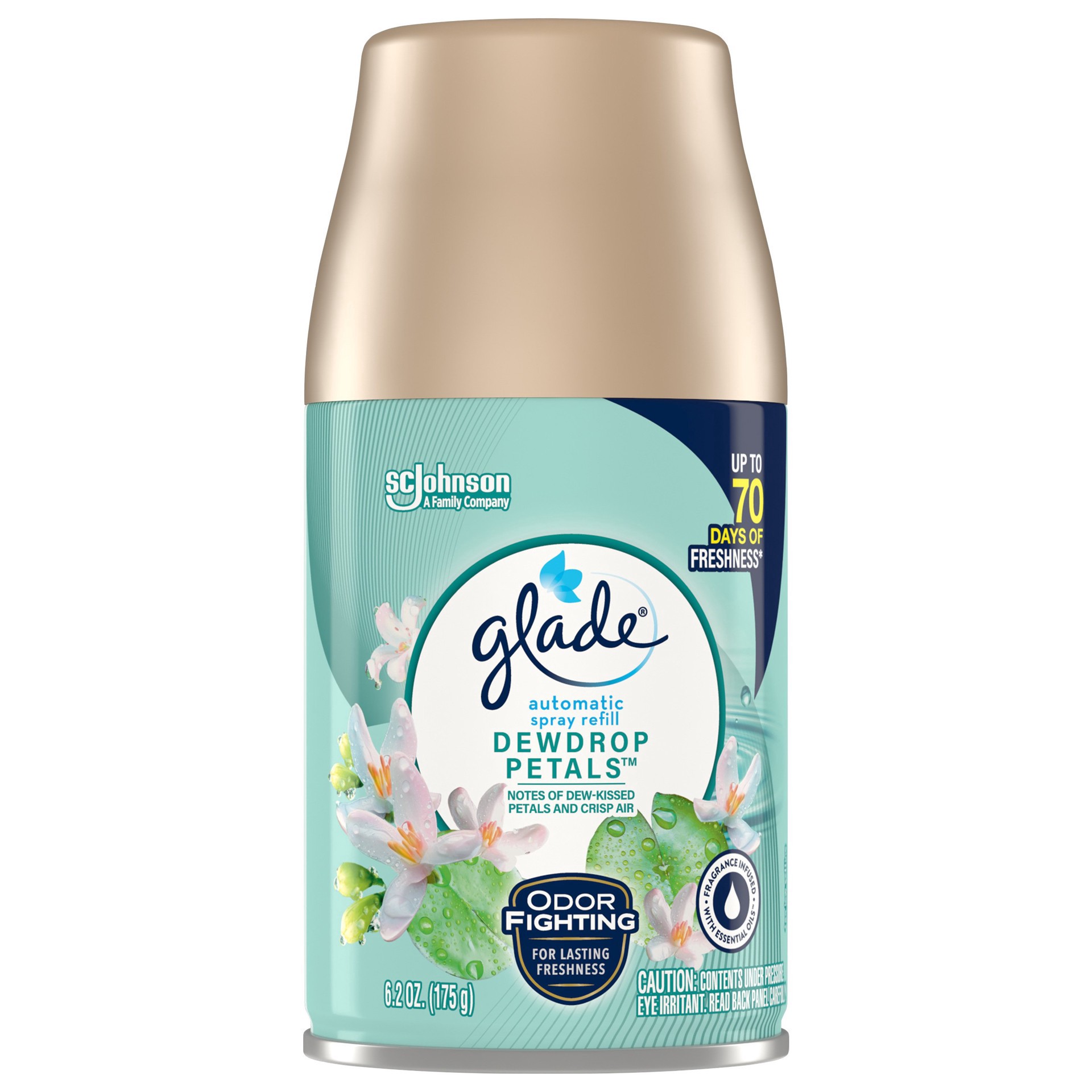 slide 1 of 1, Glade Automatic Spray Refill - Dewdrop Petals, 6.2 oz