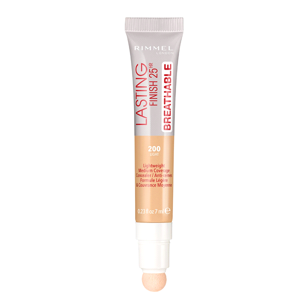 slide 1 of 1, Rimmel Lasting Finish Breathable Liquid Concealer - Light 200, 0.237 fl oz