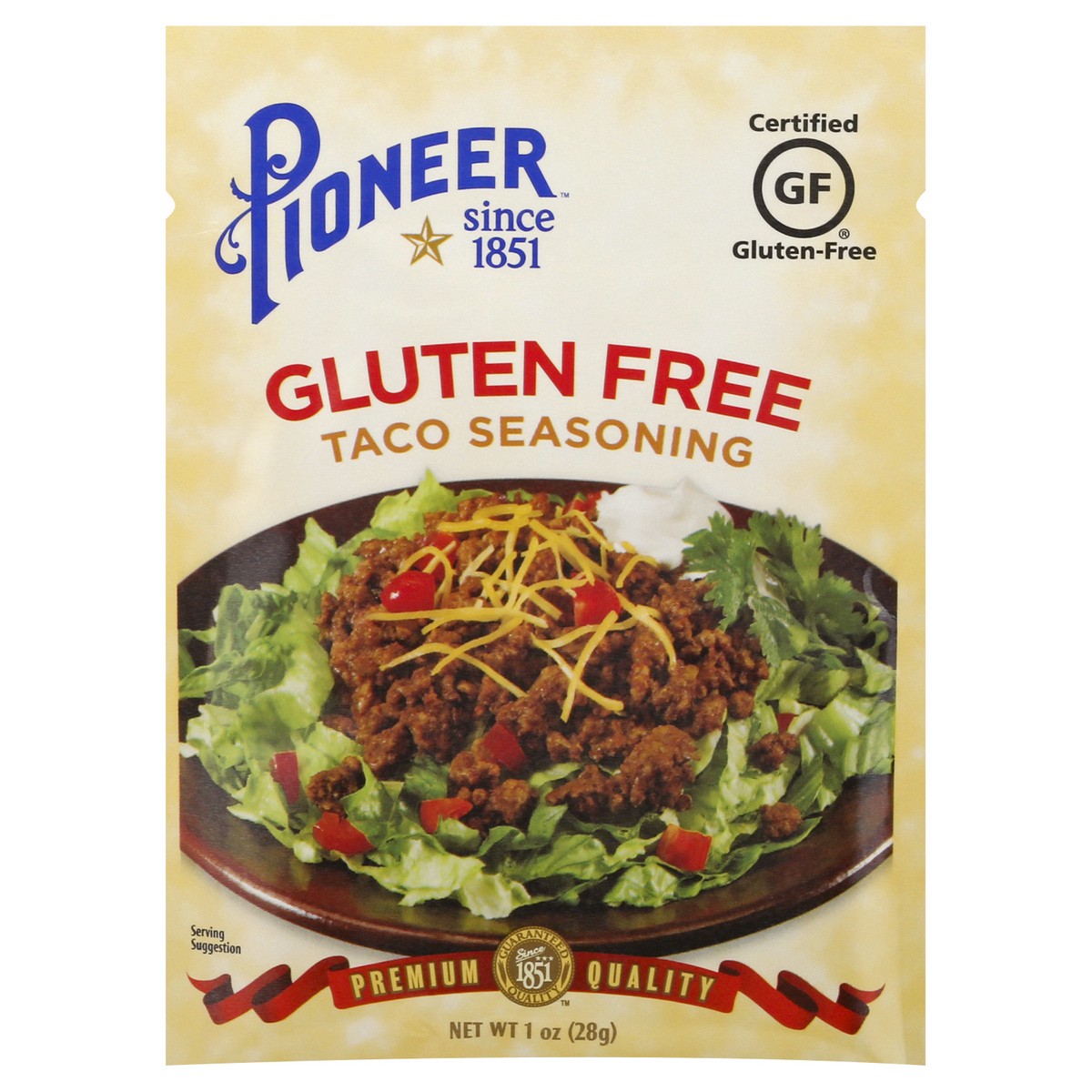 slide 13 of 13, Pioneer Gluten Free Taco Seasoning 1 oz, 1.61 oz