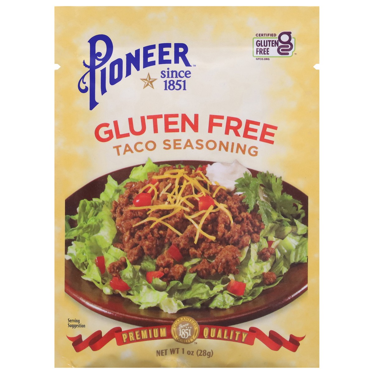 slide 1 of 13, Pioneer Gluten Free Taco Seasoning 1 oz, 1.61 oz